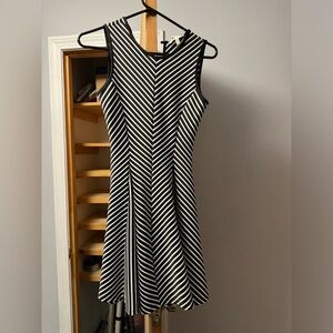 Monteau XS Black and White Dress NEW WITH TAGS